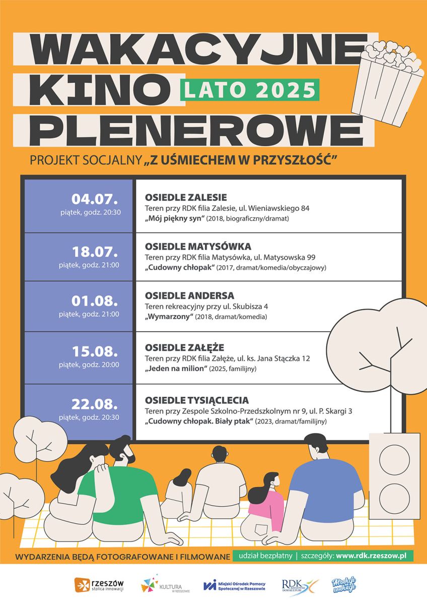 Plaka Wakacyjne Kino Plenerowe 2025